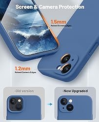 OTOFLY for iPhone 14 Case, Upgraded Silicone 14