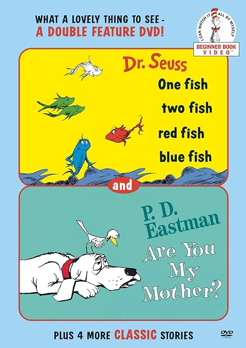 Amazon Com Dr Seuss One Fish Two Fish Red Fish Blue Fish Are You My Mother Dr Seuss Movies Tv