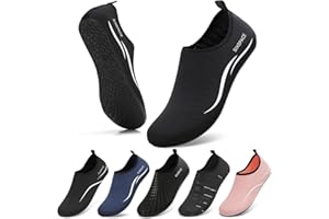 Sixspace Water Shoes for Women Men Aqua Socks Swim Shower Beach Barefoot Pool Quick-Dry Non Slip Lake Surf