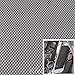 KiWAV Magazi Motorcycle Black Universal 20x33cm Aluminum Diamond Mesh Grill Fairing insert