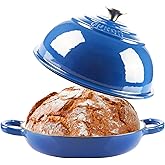 CUKOR 7QT Dutch Oven Pot With Lid, Enameled Cast Iron Dutch Oven For Bread Baking, Non-Stick Bread Pot for Oven/Stovetop (Roast, Braising, Stewing, Soups)