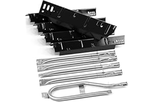 COGRICHBF Grill Replacement Parts for Dyna-Glo 5 Burner DGH474CRP, DGH485CRP, 4 Burner DGH450CRP, Repair Kit for Dyna-Glo 3 Burner DGH373CR Grill, 70-02-411 Grill Heat Plates Tent, 70-02-413