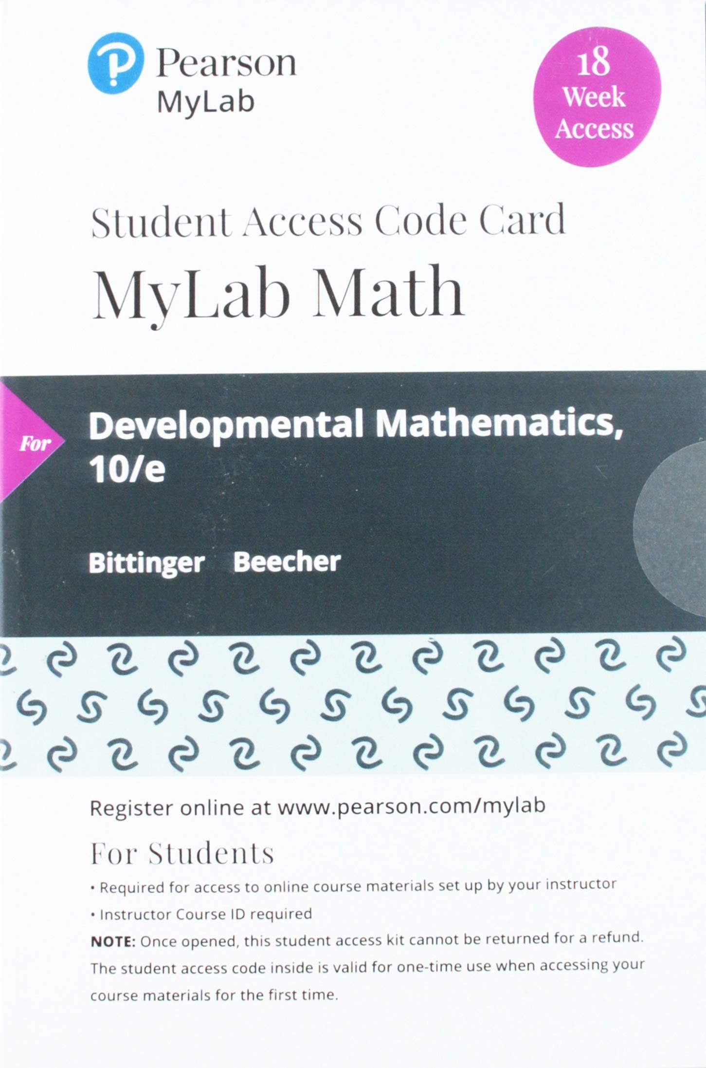Developmental Math... Mylab Access