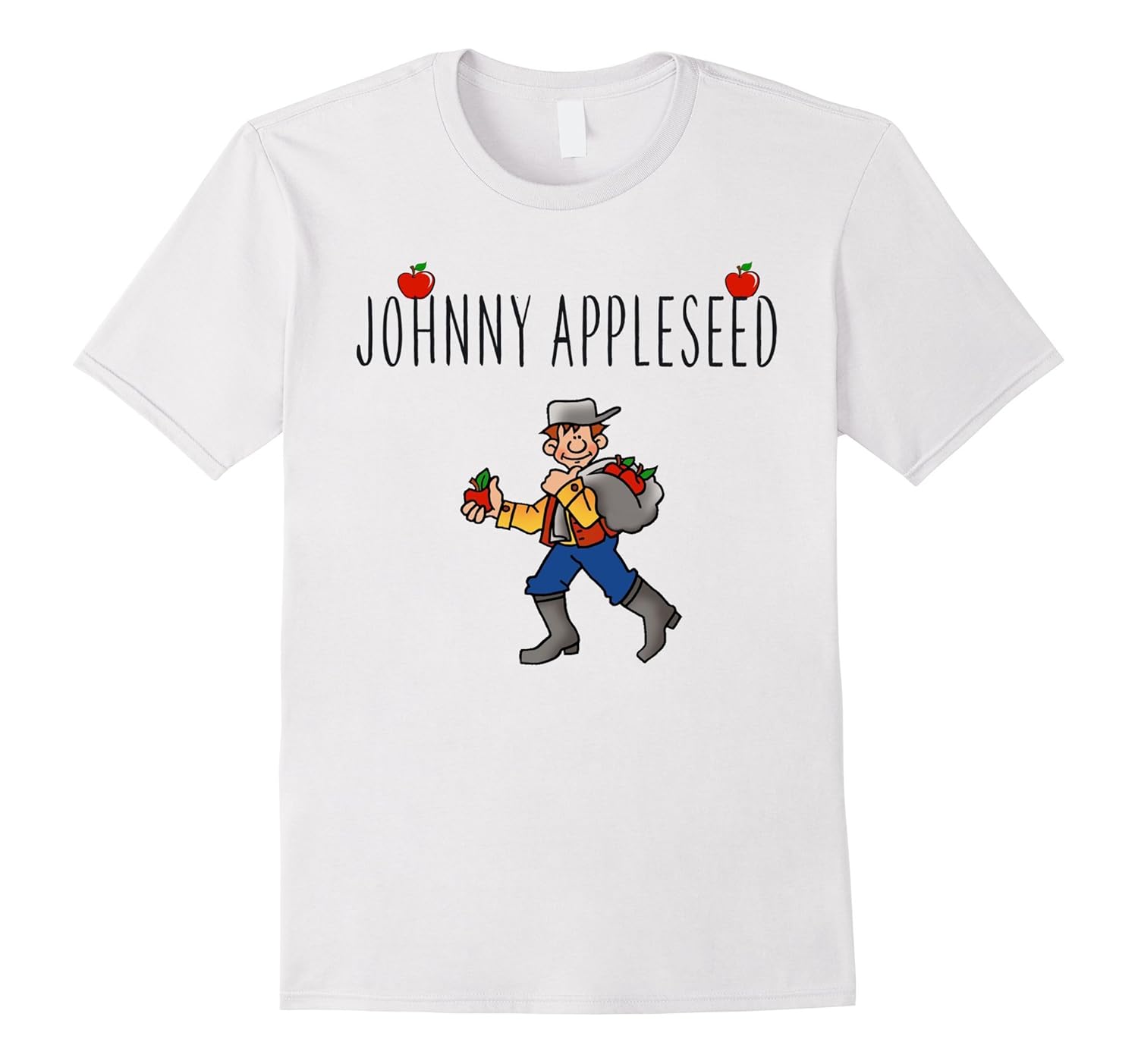 Cute Johnny Appleseed Shirt 2017 Costume for Kids Men WomenBN Banazatee