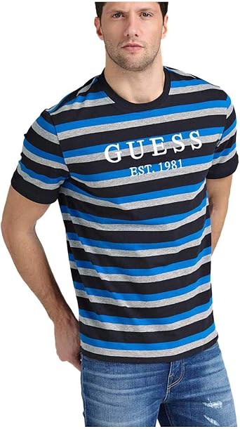 guess camiseta rayas