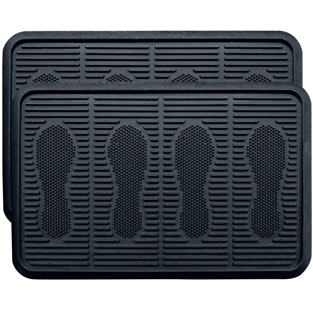 SafetyCare Rubber Shoe & Boot Tray Multi-Purpose - 60 cm x 40 cm - 2 Mats
