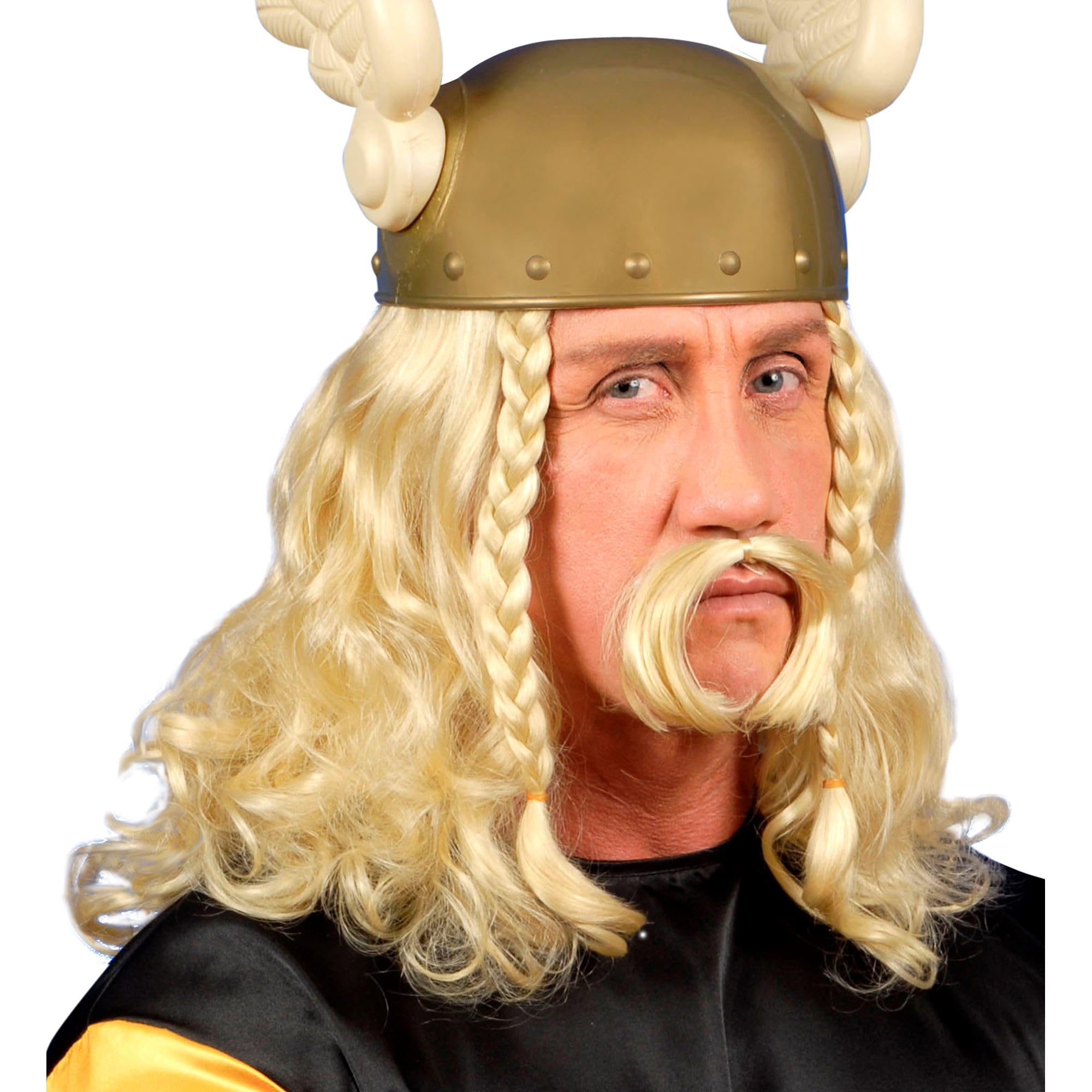 Widmann Pe263 Wales Wig and Moustache Set Blonde