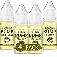 BodyJ4You Piercing Keloid Bump Removal - Natural Oil Piercing Bump Treatment - Nose Septum Belly Ear Cleaner Soothing Skin Recovery Solution - Safe Care New Piercing Reduce Scars - 4 x 0.33 Fl Oz