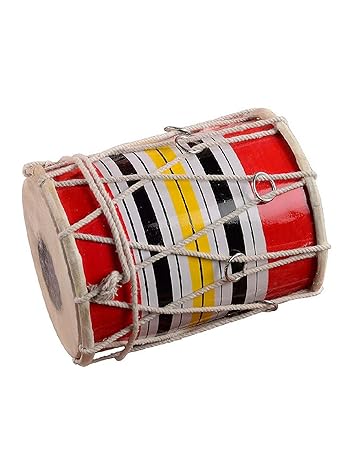 Grow with Fun Toys Wooden Dhol For Kids 