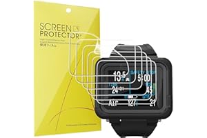 Lamshaw Compatible for Shearwater Research Peregrine TX Air Screen Protector, [6 Pack] Full Coverage TPU Clear Film Compatible for Shearwater Research Peregrine TX Air Dive Computer (6 Pack)