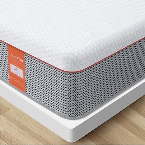 Full Mattress Inofia Full Size Gel Memory Foam Hybrid Mattress 10 Inch Individual Pocket Spring Double Mattress Bed In A Box Stronger Edge Support More Pressure Relief Full Amazon In Furniture Memory Foam Mattress With Edge Support