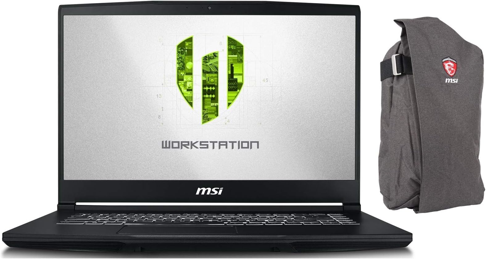 MSI WP65 9TH-263 Enthusiast (i7-9750H, 64GB RAM, 2TB NVMe SSD + 1TB SSHD, Quadro P620 4GB, 15.6" Full HD, Windows 10 Pro) Workstation Laptop