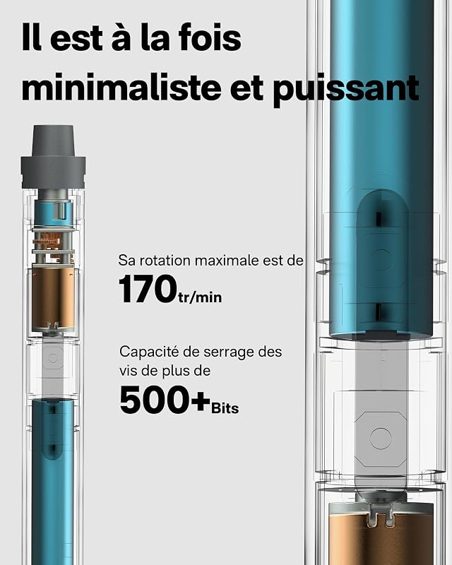 Tournevis Électrique Mini 25 en 1, 3.7V USB-C Magnétique Kit Précision