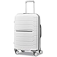 Samsonite Freeform Hardside Expandable with Double Spinner Wheels, White, Carry-On 21-Inch