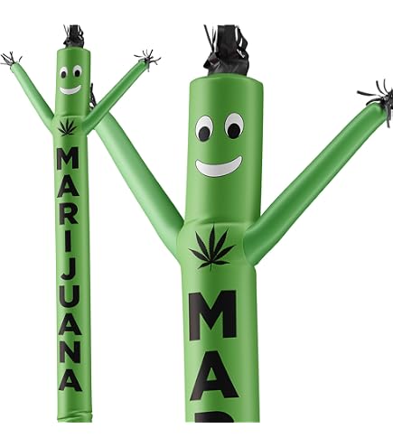 Amazon.com: LookOurWay Marijuana Themed Air Dancers Inflatable
