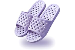 AYYDMY Shower Shoes Quick Drying Slippers for Women Men, Non Slip House Shoes Cushioned Thick Sole Bathroom Slippers Indoor Outdoor Soft Platform Sandals for Living Room College Dorm Beach SPA Gym Pool