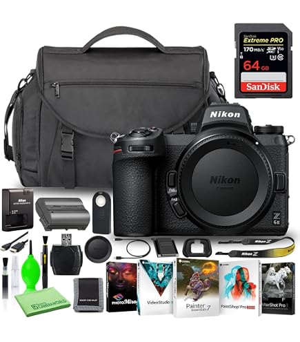 Amazon.com: Nikon Z 6II 24.5MP Mirrorless Digital Camera (Body