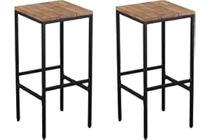 SEI Furniture Venallo Indoor/Outdoor Barstools - 2pc Set, Natural and Black