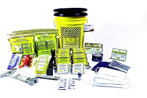 Mayday Industries Earthquake Kit 4 Person Deluxe Home Honey Bucket Survival Emergency