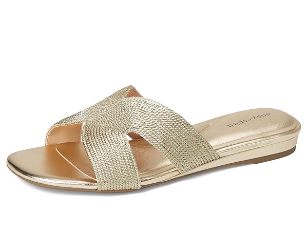 EASY SPIRIT CALERA WOMEN’S SANDAL, 7.5 B(M) US, GOLD