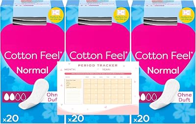 NORTHERNSCAPE Cotton Feel Normal Fresh Unscented Panty Liners 60