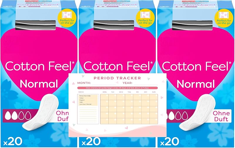 NORTHERNSCAPE Cotton Feel Normal Fresh Unscented Panty Liners 60