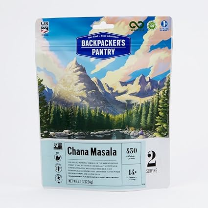 Backpacker S Pantry Chana Masala 2 Servings Per Pouch Freeze