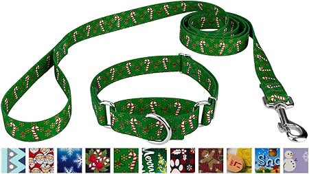 christmas martingale dog collars