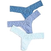 hanky panky - Signature Lace Original Rise Thongs | One Size 4-14 | Womens Underwear, Lacy Lingerie | 3 or 5 pack