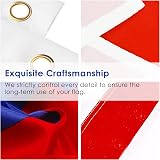 AhfuLife Union Jack Flag 5ft x 3ft Double-Sided with Brass Eyelets view 4