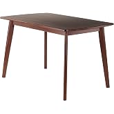 Winsome Shaye Dining Table, for Dining Room, 29", Walnut | Practical &amp; Elegant Table for Eating, Study, Work, Sturdy Furniture for Kitchen, Dining Room, Office, Entryway