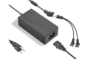 JOVNO Power Recliner Power Supply, 29V 2A, Recliner Power Cord Replacement, Universal 2 Pin Y Splitter Electric Recliner Power Cord for Recliner Chair Reclining Sofa Furniture Couch Standing Desk 【10ft】