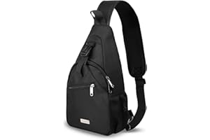 AMJ Tactical Chest Sling Bag for Men,Theft Crossbody Bag,Lightweight Hiking Shoulder Pack for Cycling, Travel, Camping