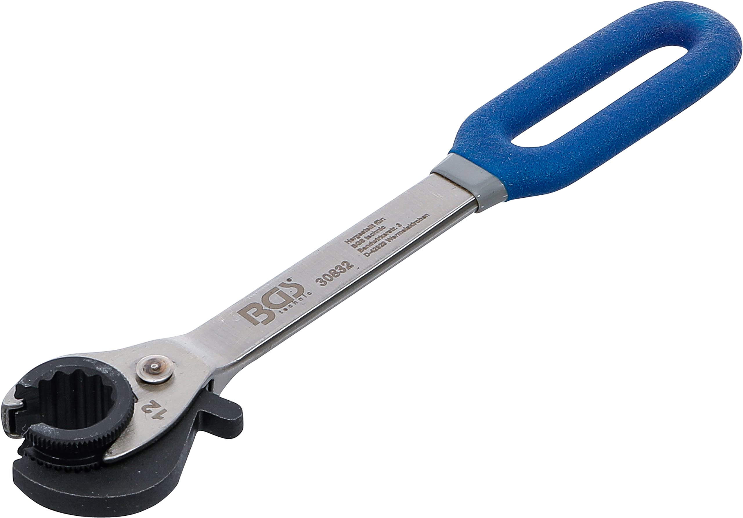 BGS 30832 | Ratchet Ring Spanner | open | 12 mm