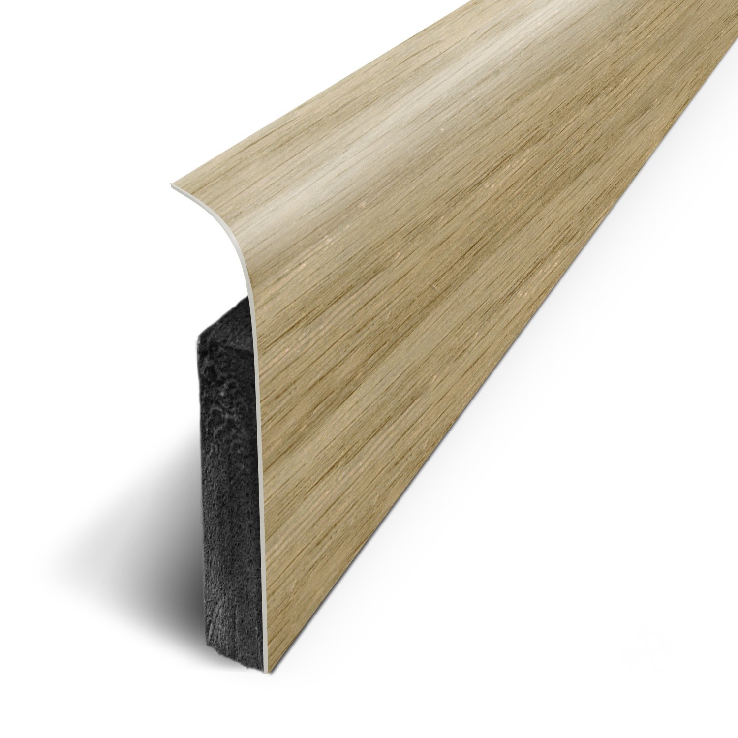 3M Pack of 5 Adhesive Skirting Boards, 120 x 70 cm, Brown, D180520D