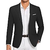 COOFANDY Mens Blazer Casual Two Buttons Sport Coat Slim Fit Lightweight Suit Jackets