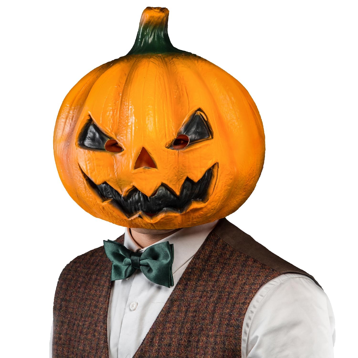 Photo 1 of ****SIMILAR ITEM**** Creepy Party Halloween Jackolantern Pumpkin Face Head Masks Novelty Scary For Party and Trick or Treat