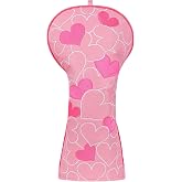 LZFAN Golf Club Head Cover Golf Head Cover Driver Headcover Fairway Wood Headcover Hybrid Club Head Cover Embroidered Heart