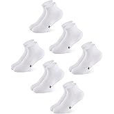 AWAYTR Kids Ankle Socks for Boys - Athletic Socks for Girl Half Cushion Low Cut Cotton Breathable, 6 Pair Pack