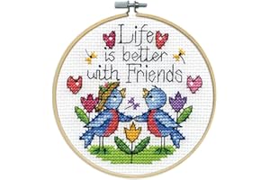 Design Works Crafts Friends Counted Cross Stitch Kit