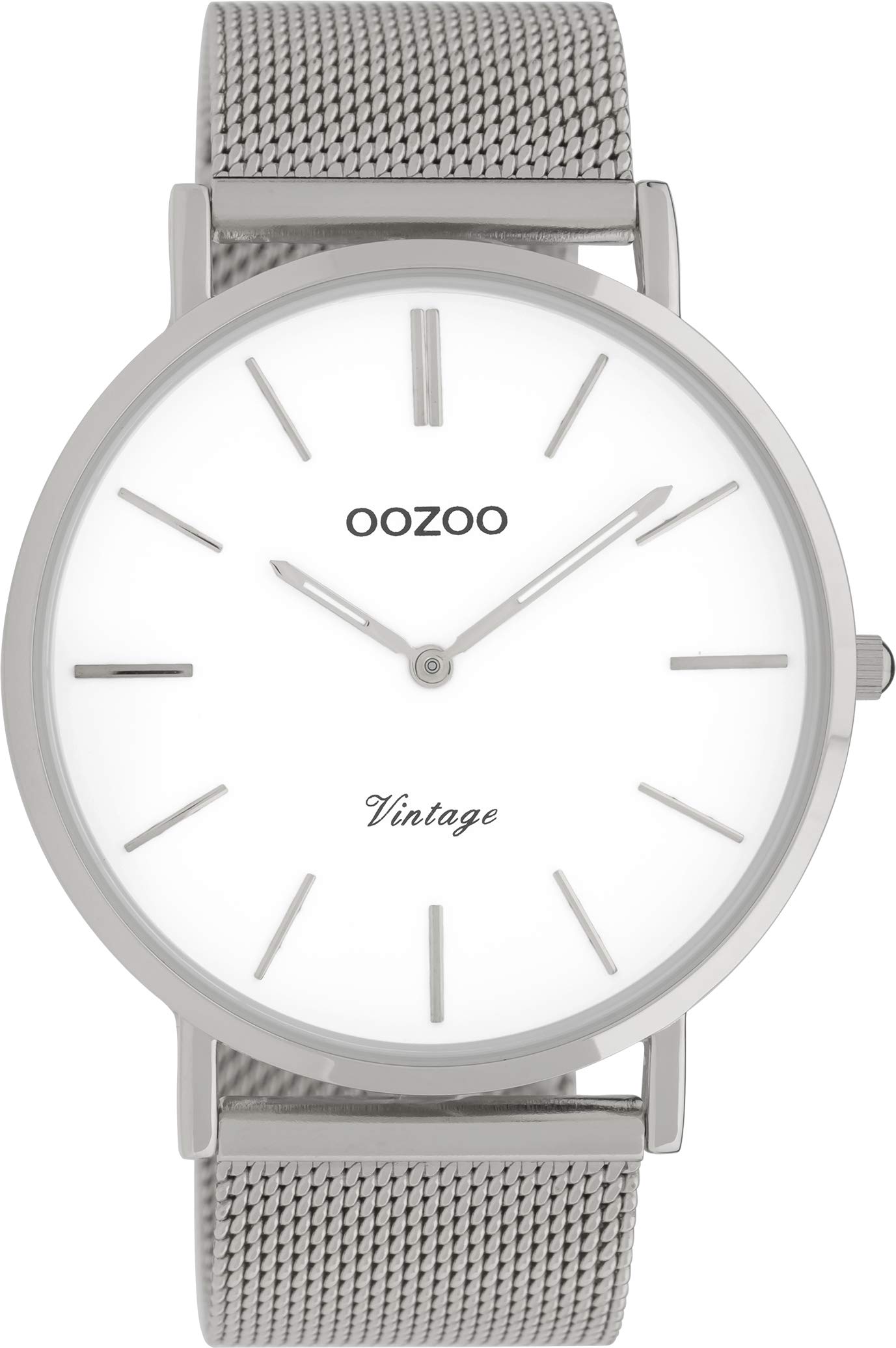 OOZOO Vintage Silver/White watch C9900 (44 mm) — image 1