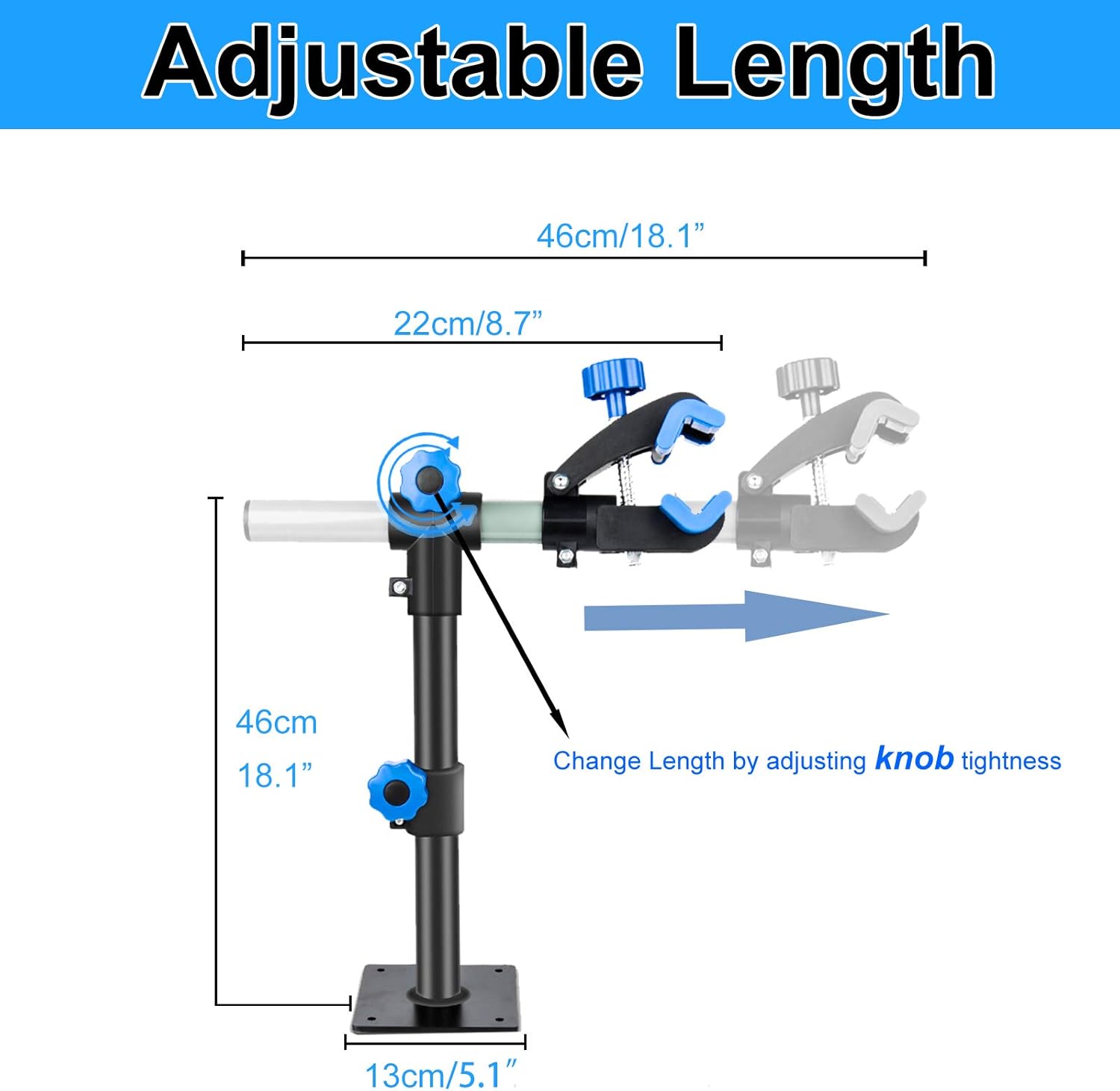Clothink Bike Repair Stand Wall Mount Height Adjustable, Bicycle Maintenance Workstand Repair Rack for Mountain Road Bikes : Sports & Outdoors