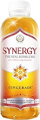 SYNERGY The Real Kombucha - Gingerade - 16 fl oz Bottle - Raw Probiotic Drink for Gut Health and Immune Support