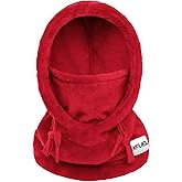 XFUEL Balaclava Ski Mask for Women Men, Winter Thermal Hood Neck Warmer, Plush Lined, Windproof