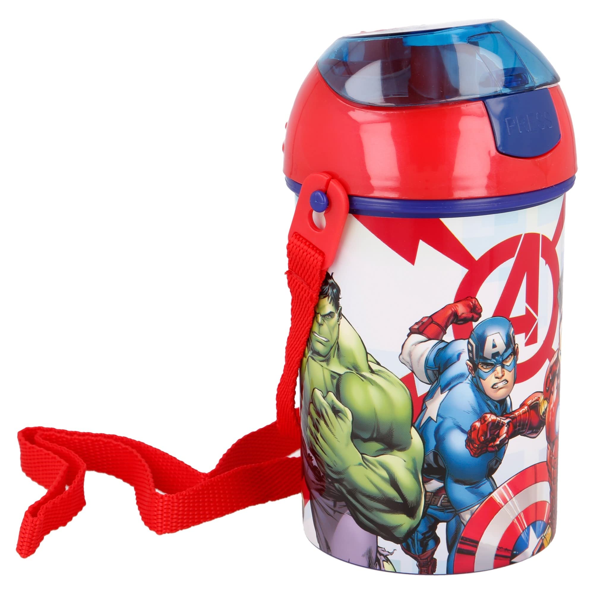 Stor 8412497577699 Emergent Bottle, 450 ml Capacity, Avengers Rolling Thunder