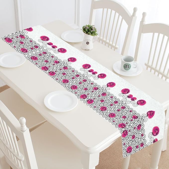 Artoid mode heart tree truck rose balloon happy valentine's day table Amazon.com: INTERESTPRINT Valentine's Day Table Runner Home Decor 16 X