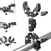 NEEWER Double Super Clamp Camera Mount with Magic Arm, Cold Shoes | For Desk, Studio Light Stand Holder, Photography Reflector, Flag, Cross Bars, Motorcycle, Umbrella, Pole Stick Accessories
