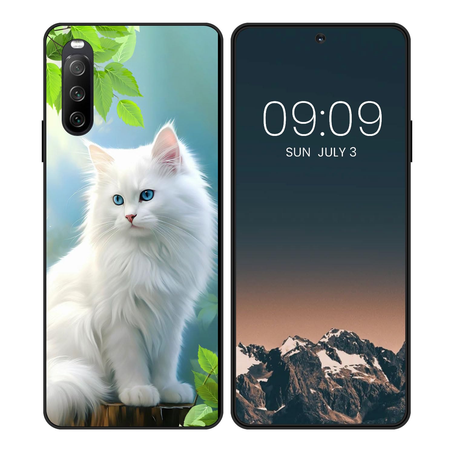 WUACYEAMING for Sony Xperia 10 II Cute Case,Soft
