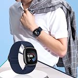 Tiptops 5 Pack Straps for Fitbit Versa 4 Sense 2 Versa 3 Sense Nylon Loop view 7