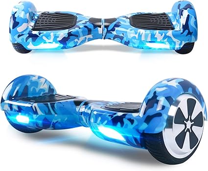Windgoo Hoverboard 6 5 Zoll Self Balance Scooter Mit Bluetooth Lautsprecher Starker Dual Motor Led Lights Elektro Scooter Self Balancing Scooter Fur Kinder Army Amazon De Sport Freizeit